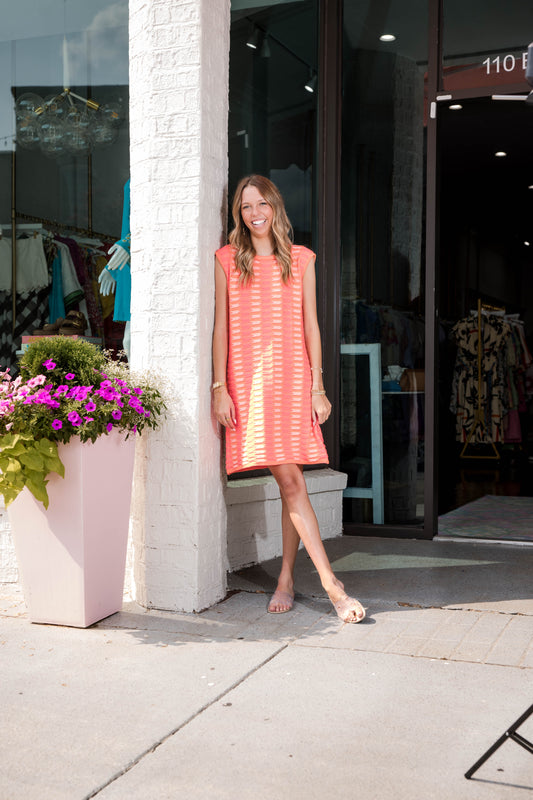 Wells Dress - Bright Orange