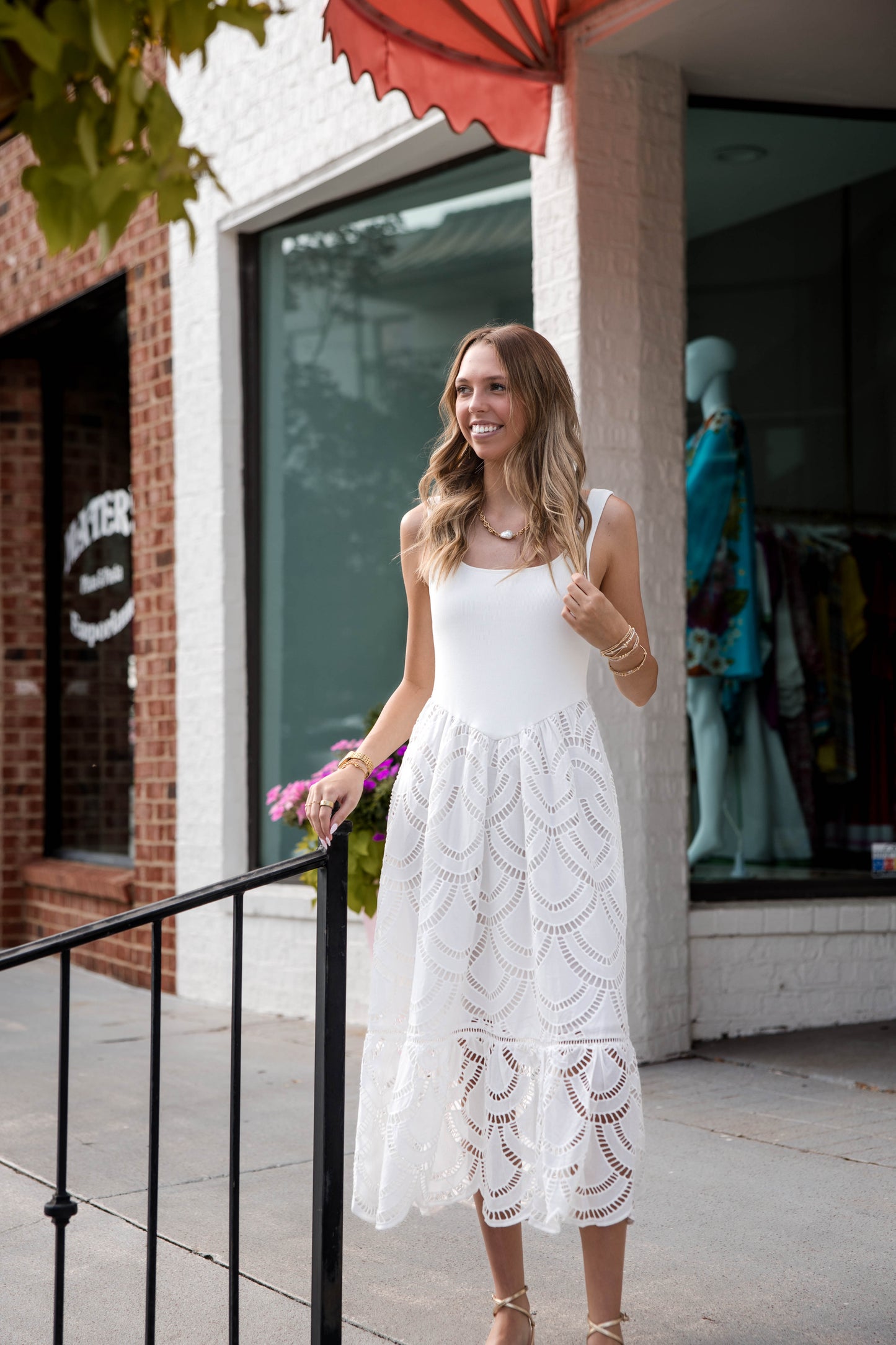Giselle Dress - White