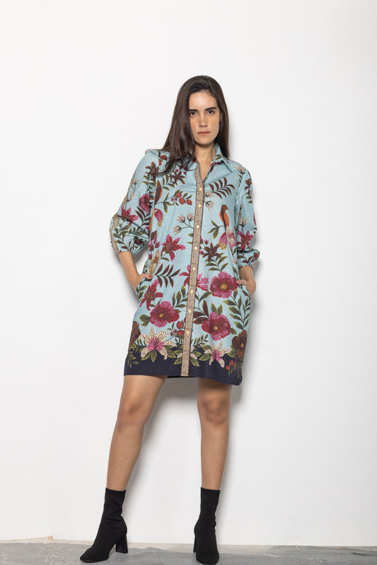 Ava Dress - Opal Mosaic