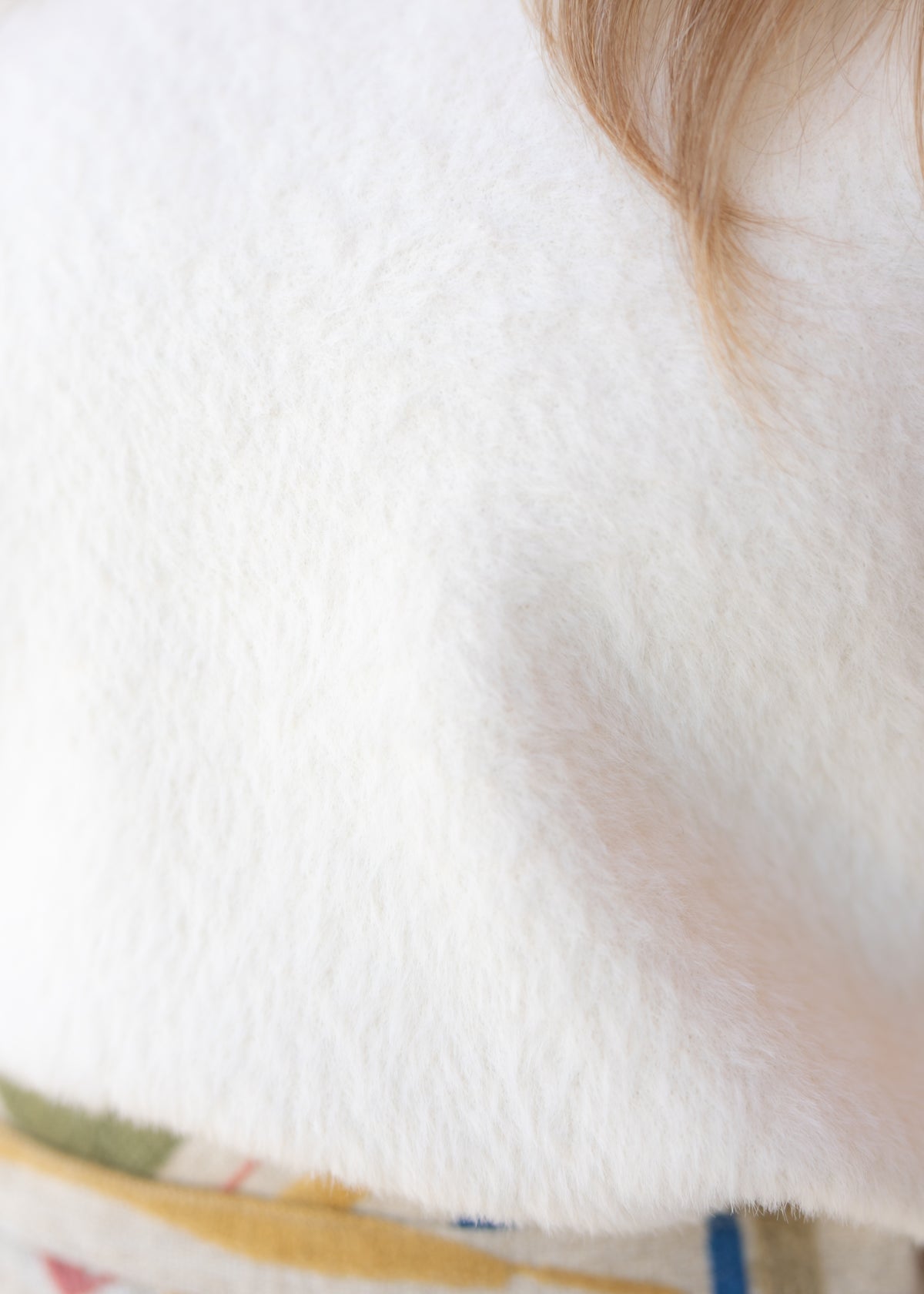 Colie Crop Sweater - White