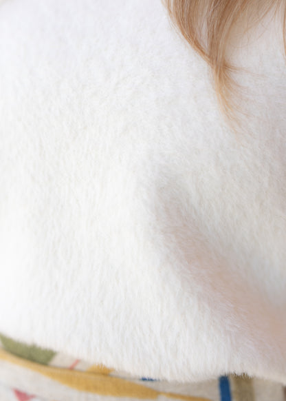 Colie Crop Sweater - White