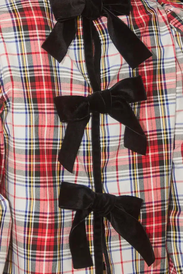 Lottie Top - Carlyle Plaid