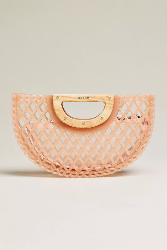 Solandra Clutch - Blush Jelly
