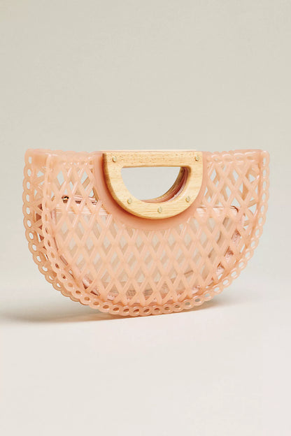 Solandra Clutch - Blush Jelly