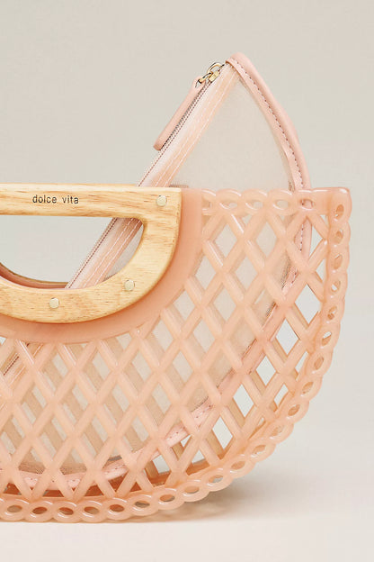 Solandra Clutch - Blush Jelly