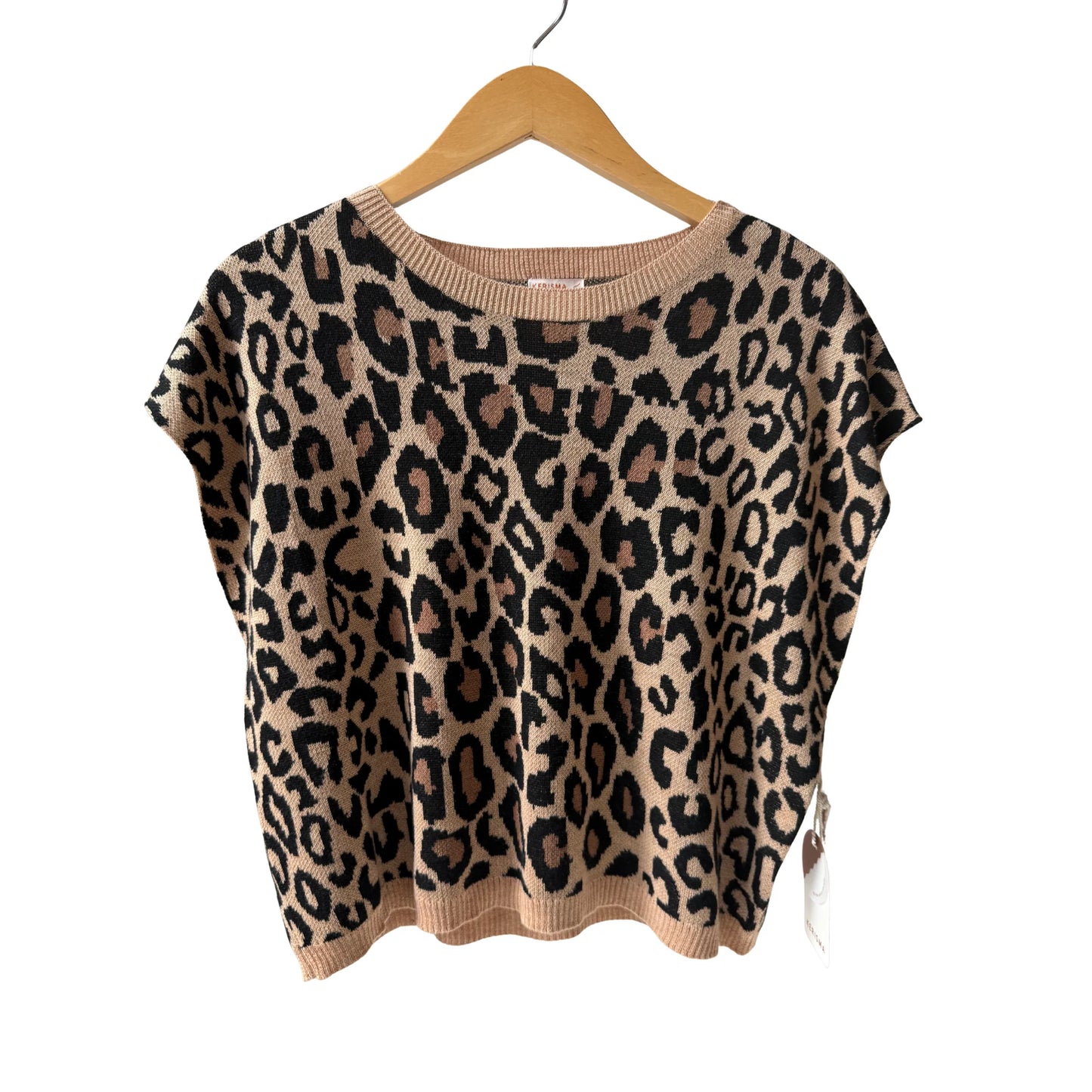 Tetra Sweater - Leopard/Camel Multi