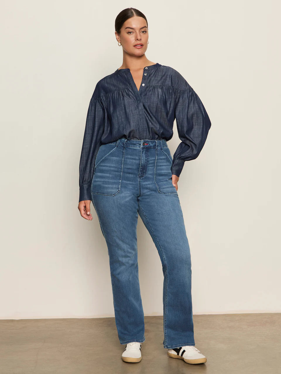 Personal Best Blouse - Moonshadow