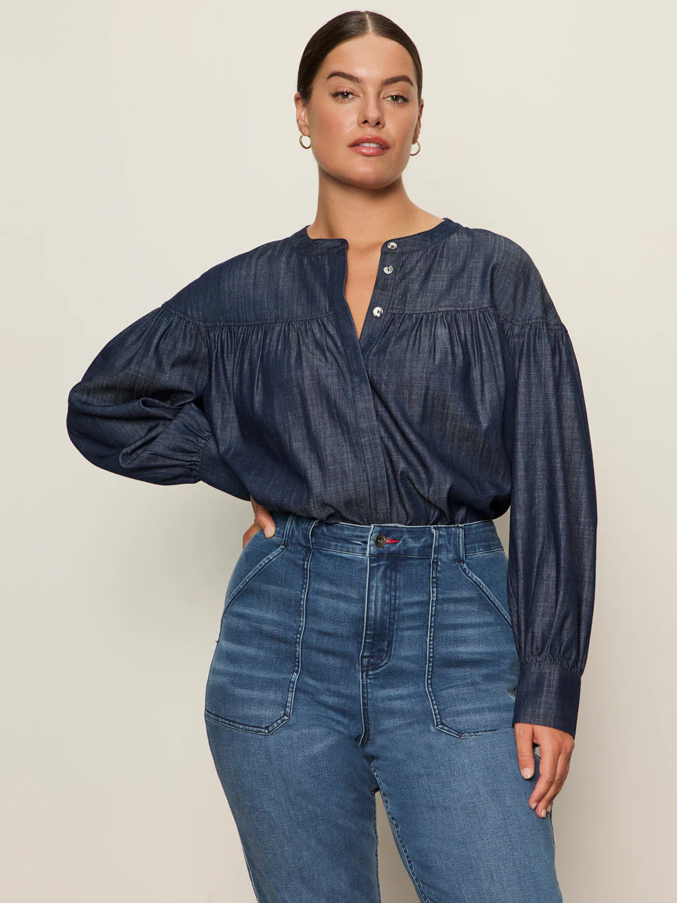 Personal Best Blouse - Moonshadow