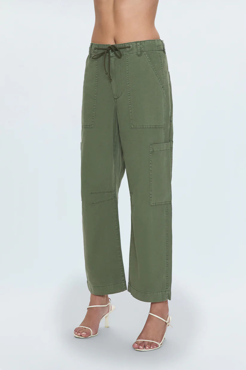 Sabrina Curved Utility Pants - Meadow