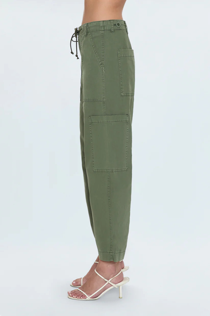 Sabrina Curved Utility Pants - Meadow