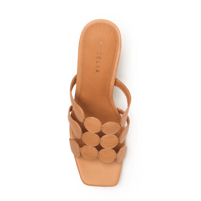 Jessica Heeled Sandal -  Tan