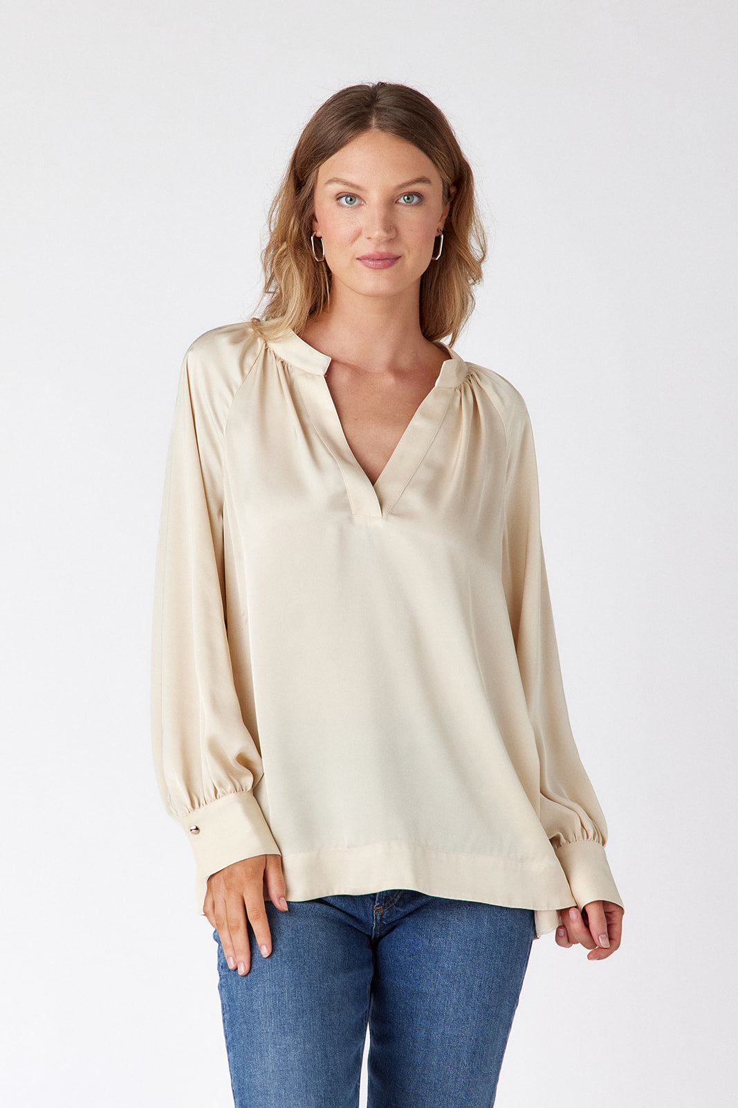 Crosby Rhett Tunic - Eggshell