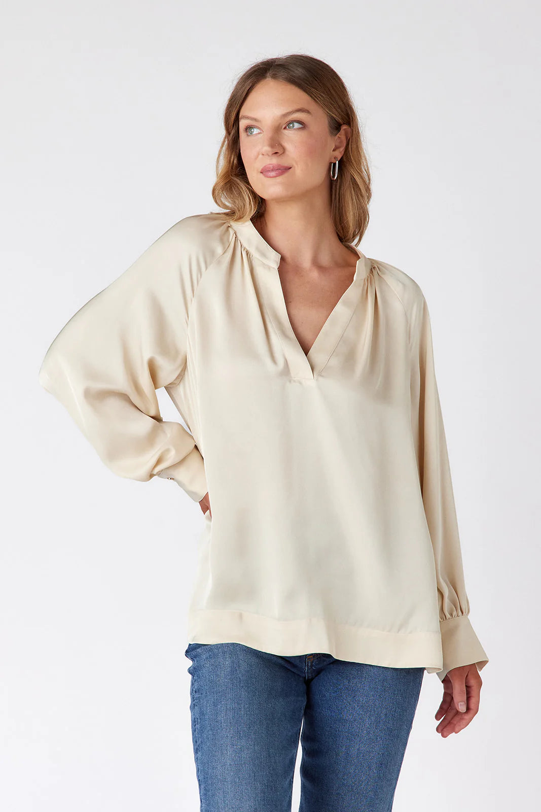 Crosby Rhett Tunic - Eggshell