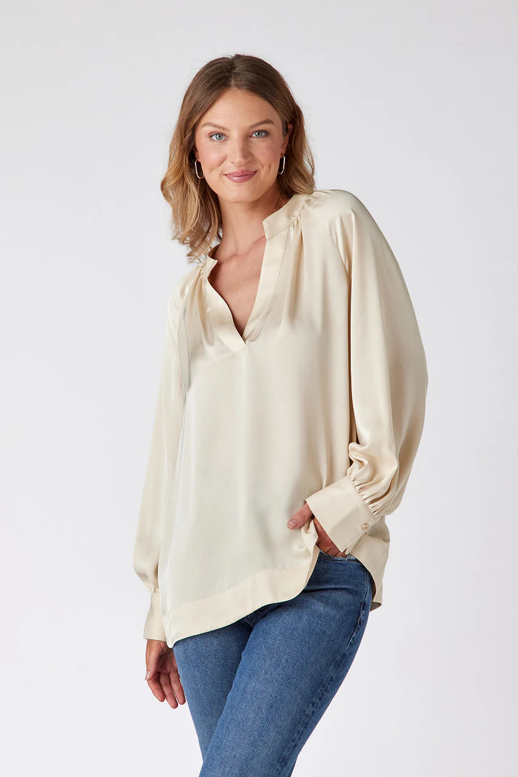 Crosby Rhett Tunic - Eggshell