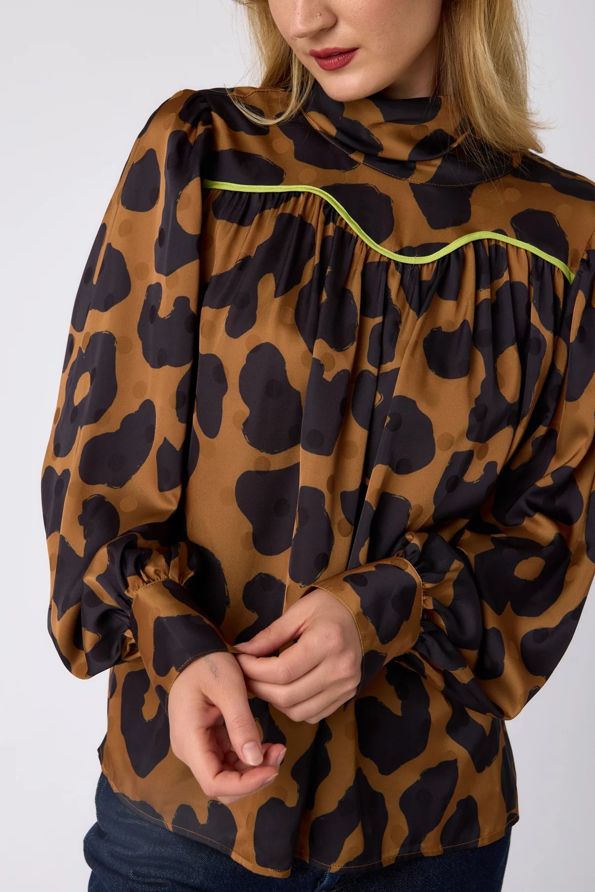 Crosby Wesson Blouse - Leopard Den