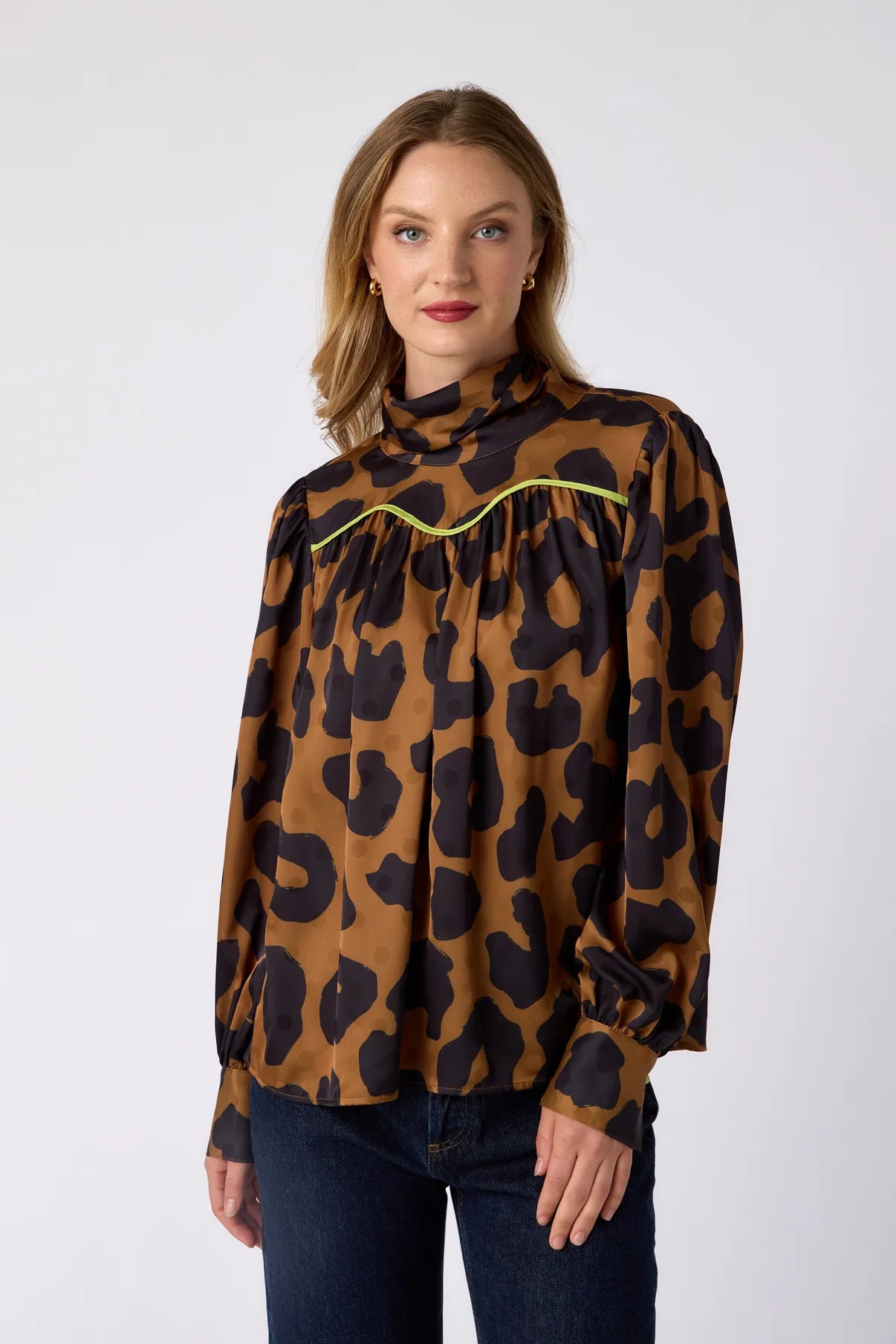 Crosby Wesson Blouse - Leopard Den