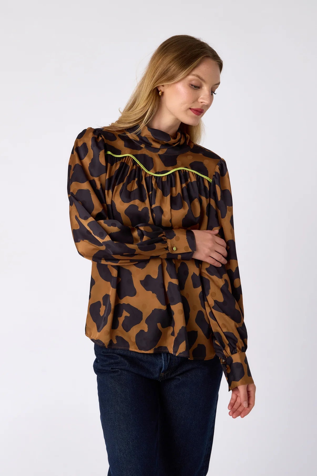 Crosby Wesson Blouse - Leopard Den