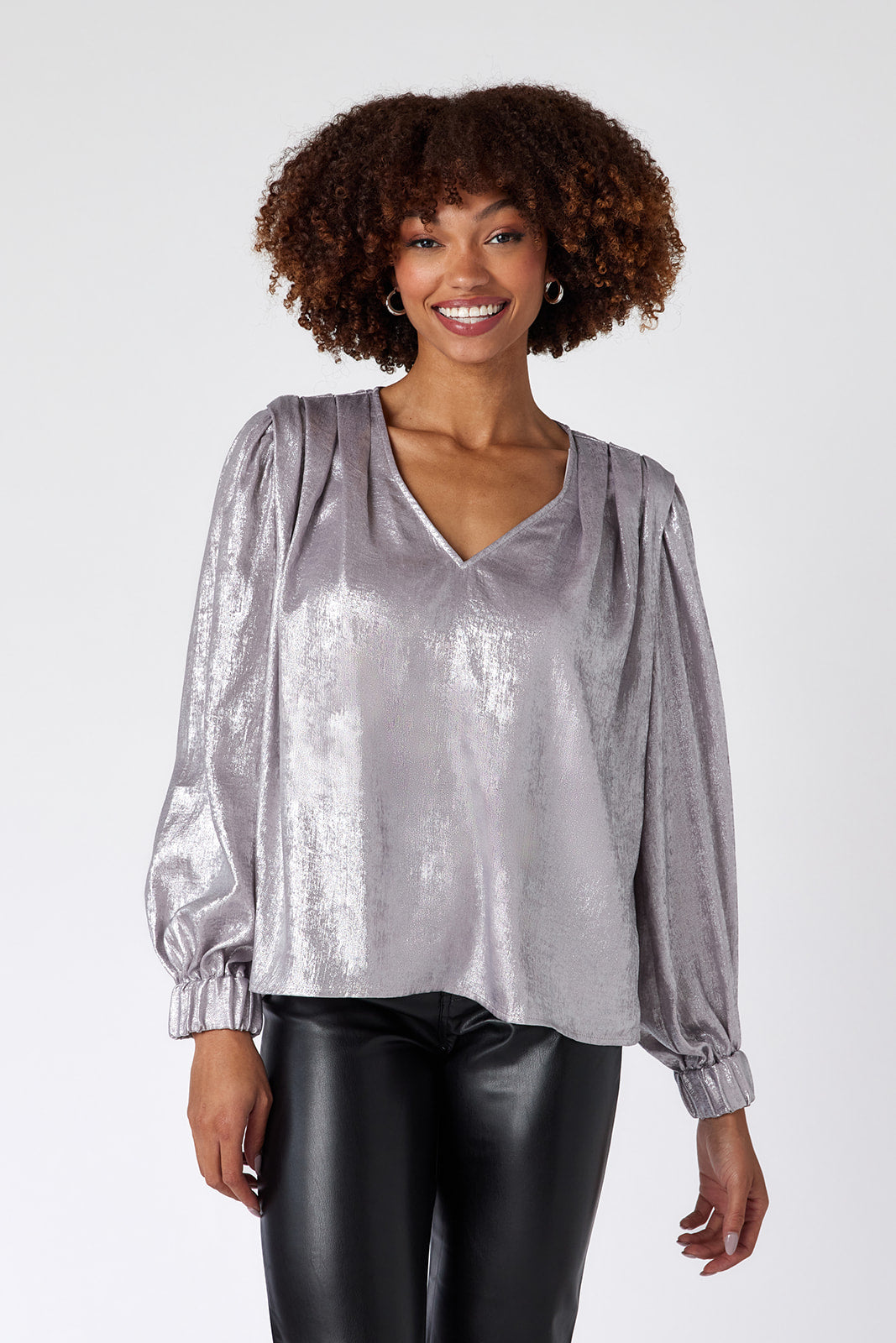 Crosby Bishop Blouse - Tinsel