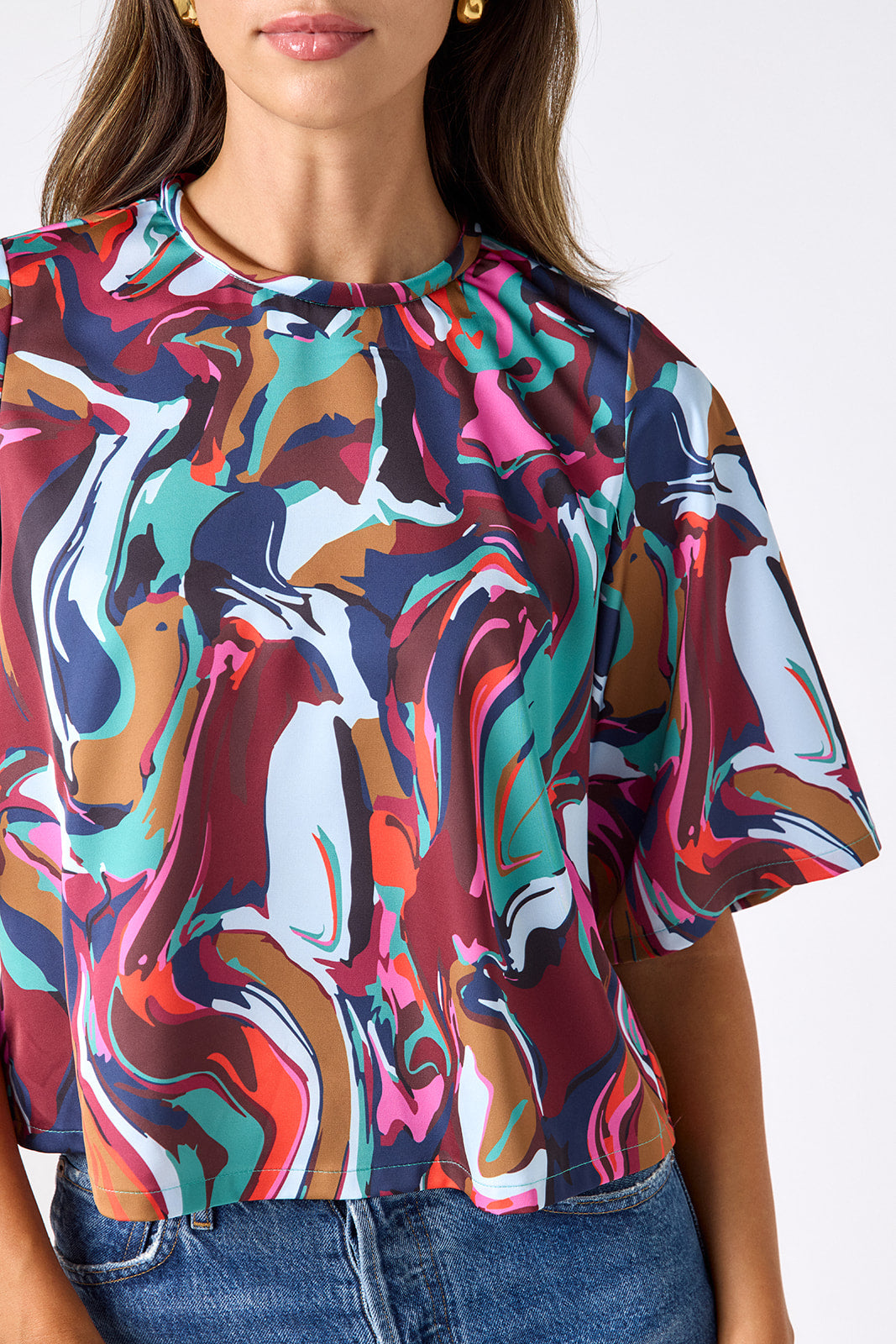 Bree Tee Shirt - Color Current