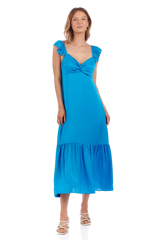 Crosby Zofia Dress - Wharf Blue