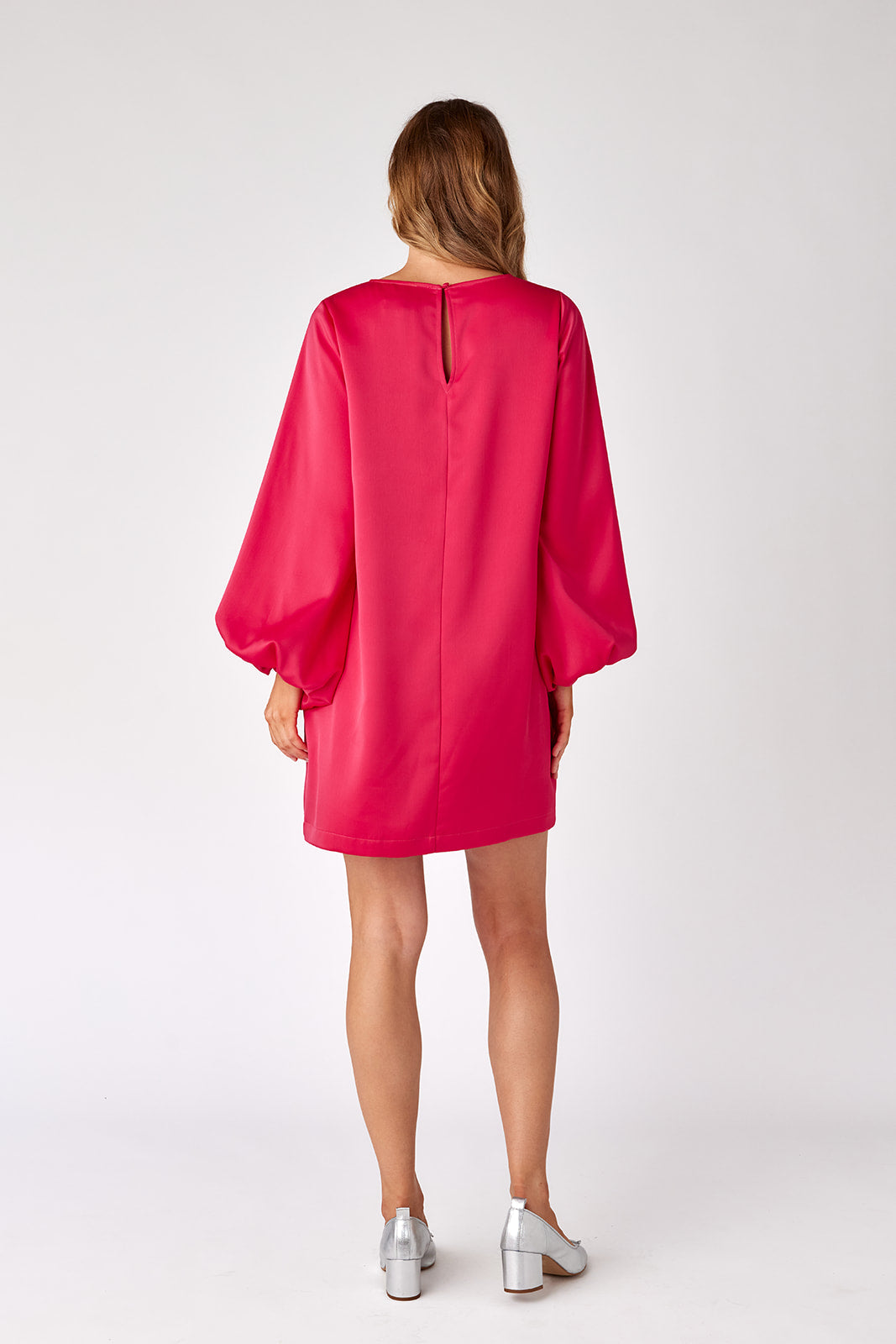 Crosby Cecily Dress - Vivacious Pink