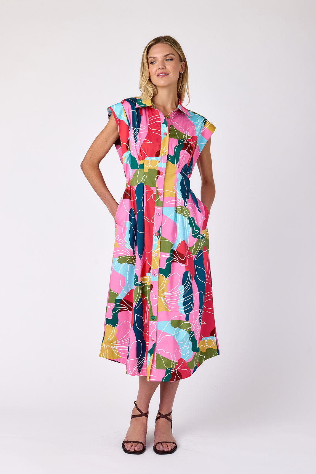 Crosby Quincey Dress - Floral Whimsy