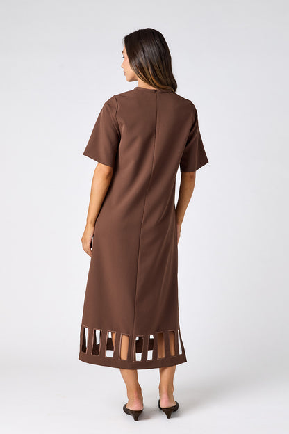 Greyson Dress - Brownie