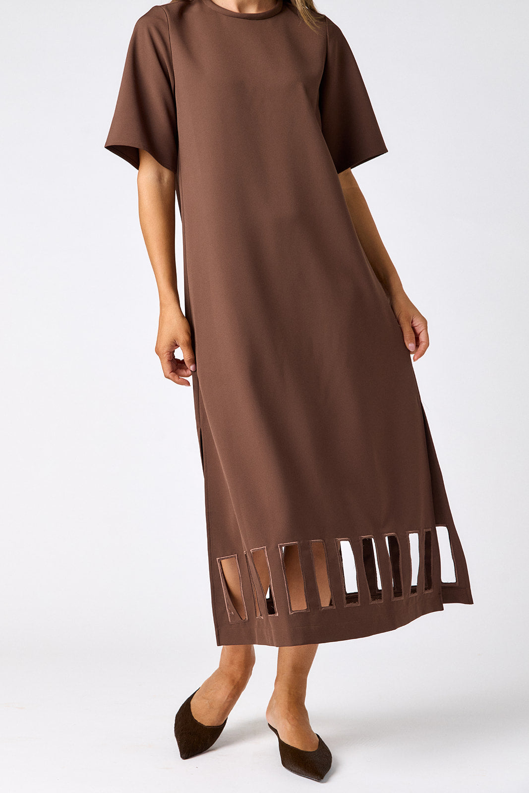Greyson Dress - Brownie