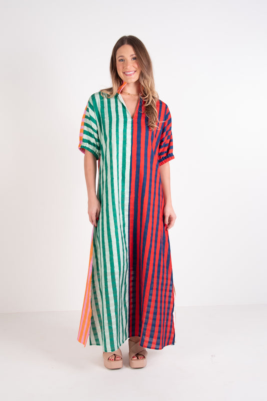 Poppy Maxi - Stripe Mix