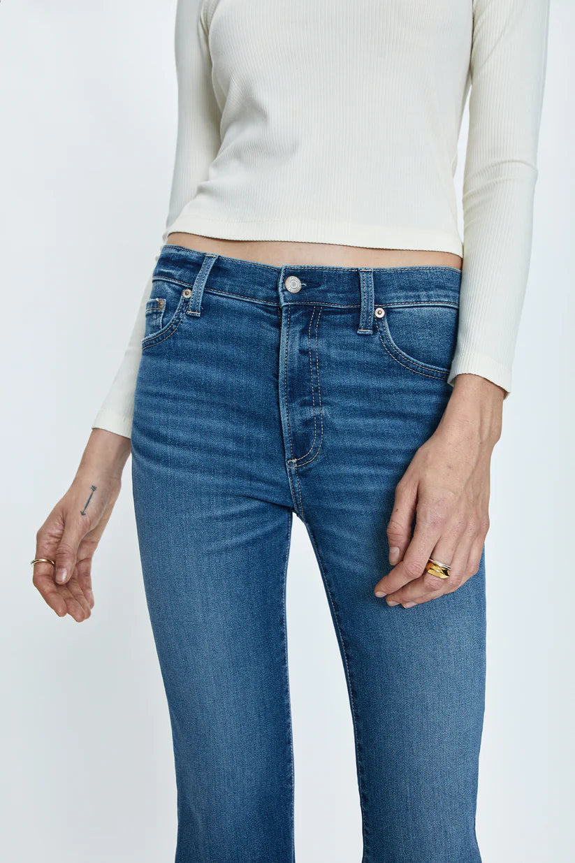 Kinsley Mid Rise Ultra Flare Jean - Avenue