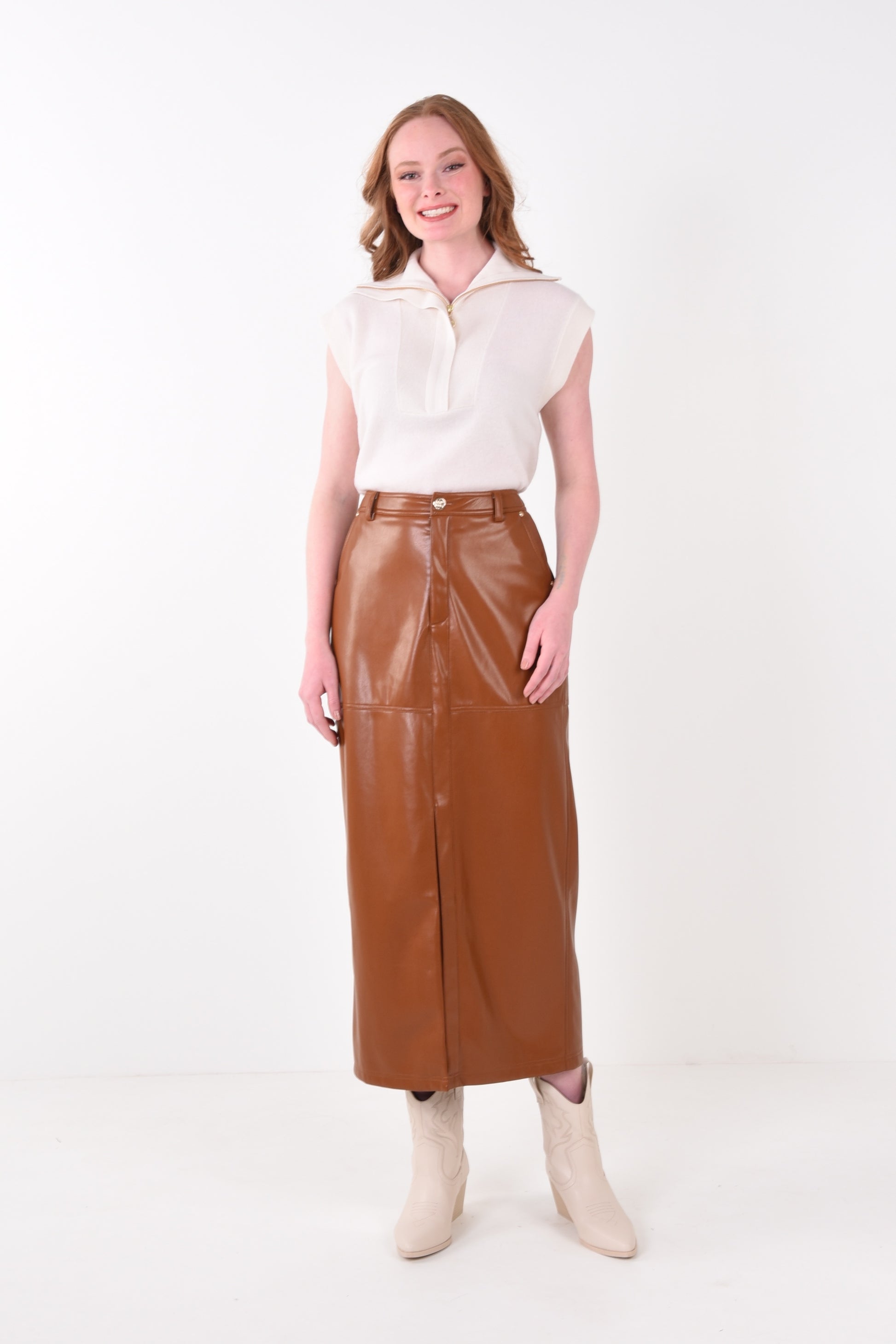Pencil Skirt - Mocha