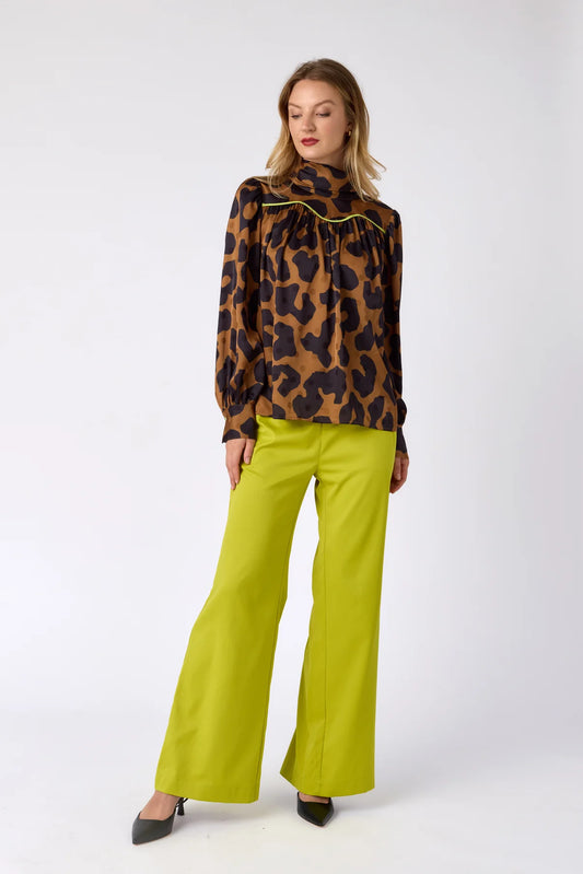 Crosby Cora Trouser - Chartreuse