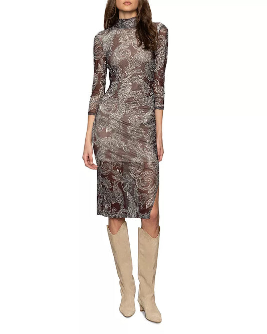 Night Out Mock Dress - Mineral Paisley