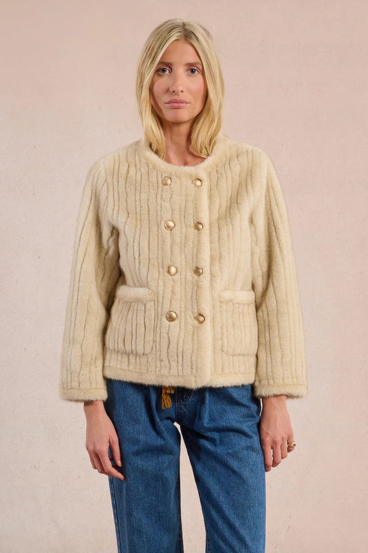 Fur Jacket - Beige