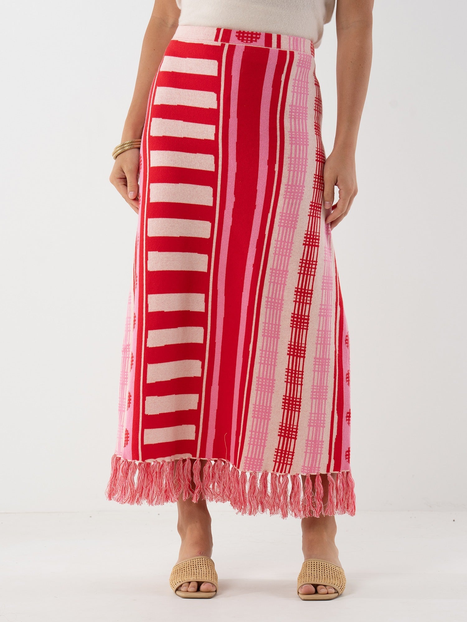 Emily McCarthy Capri Knit Skirt - Peach Jubilee | Blossom Boutique