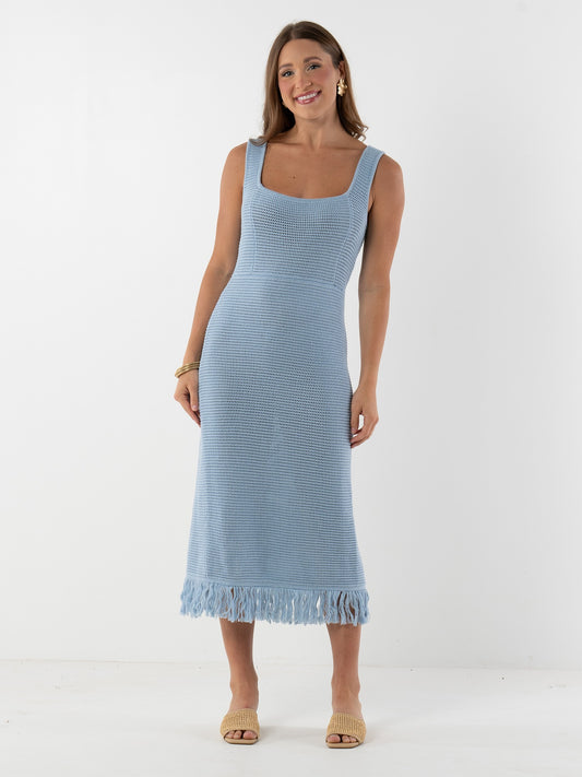 Tulum Knit Dress - Nantucket Breeze