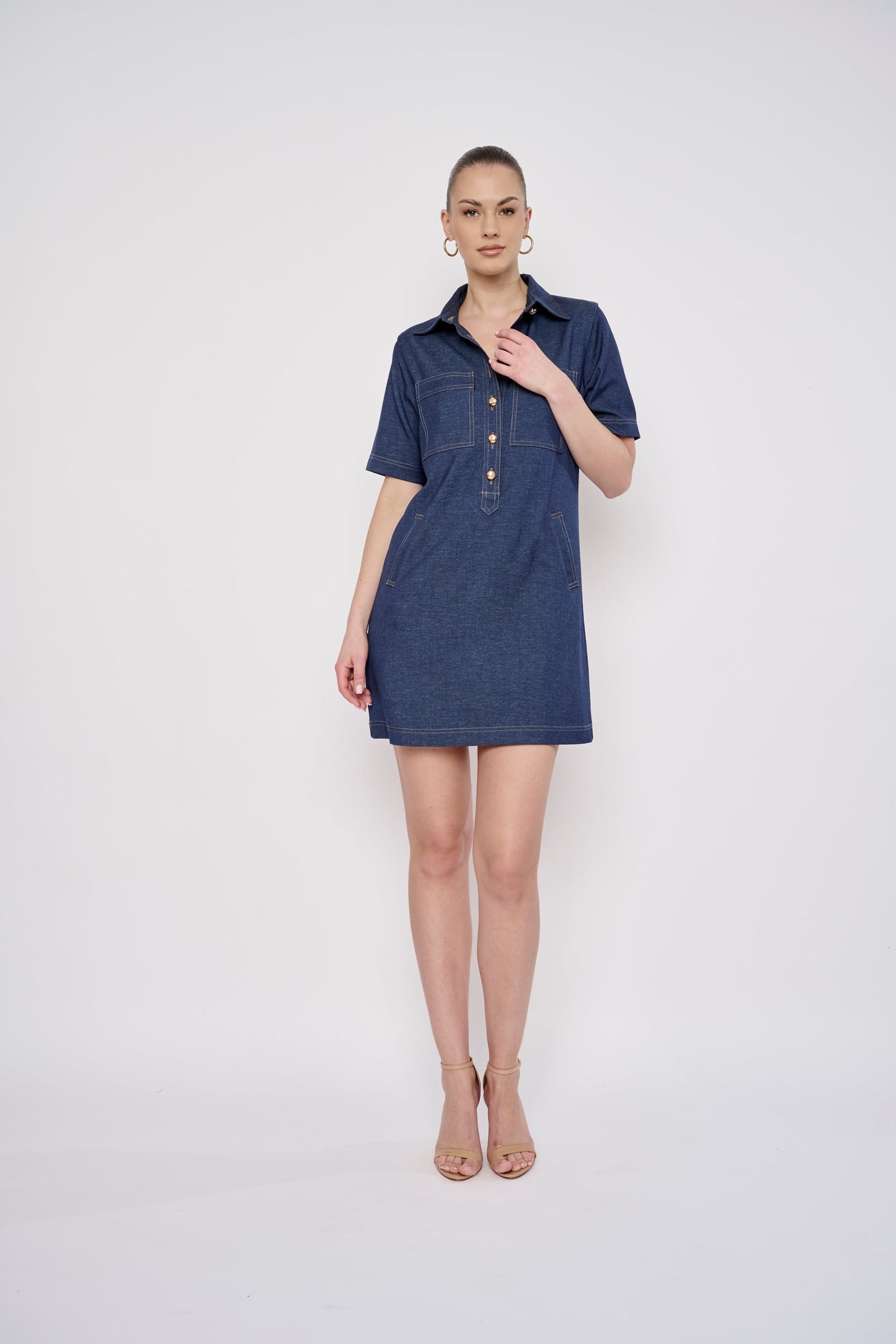 Alix Dress - Denim