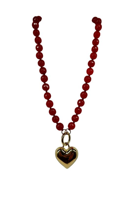 Red Heart Necklace