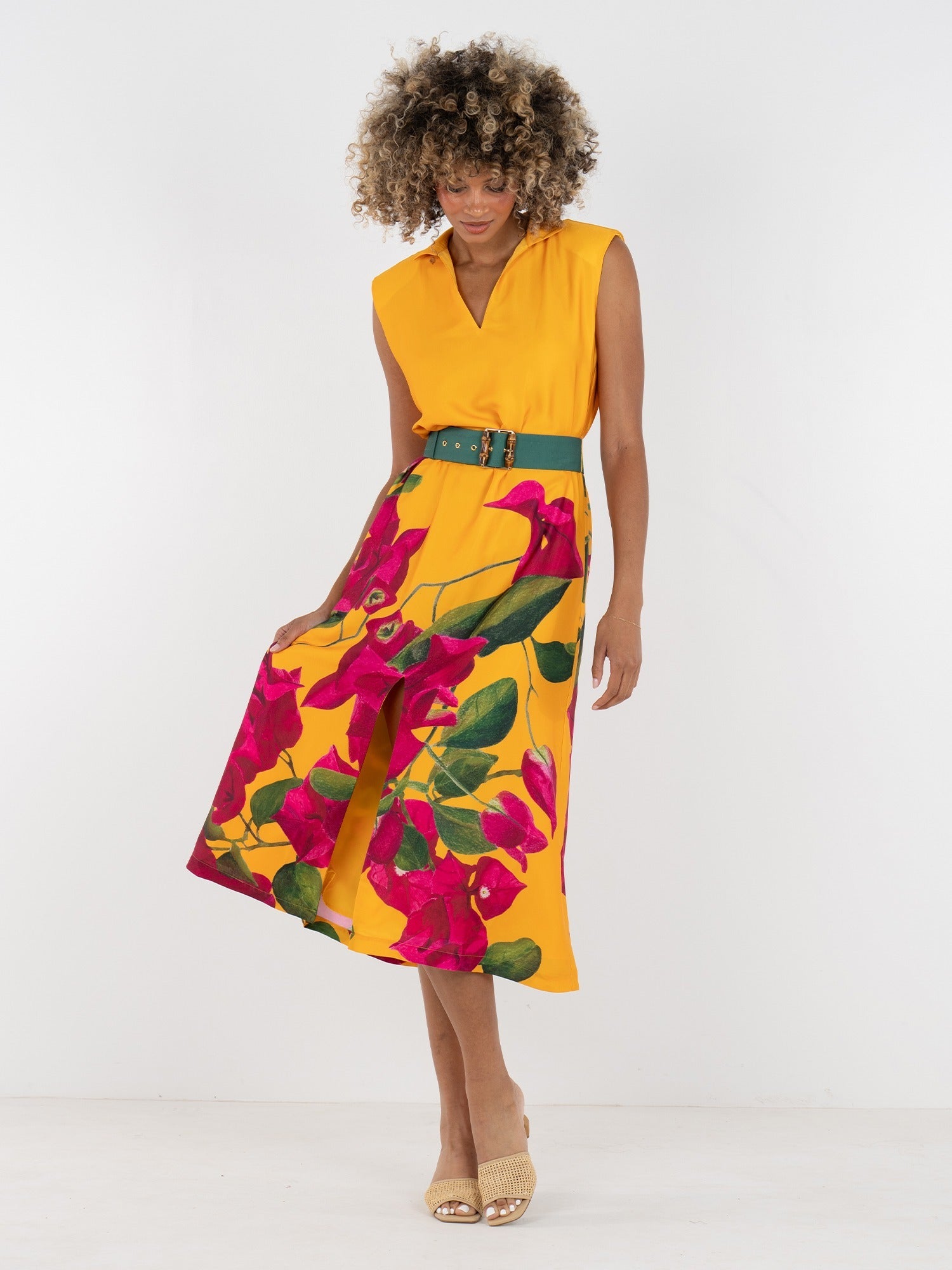 Roma Dress - Bougainvillea