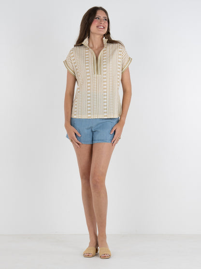 Riviera Top - Piazza Stripe