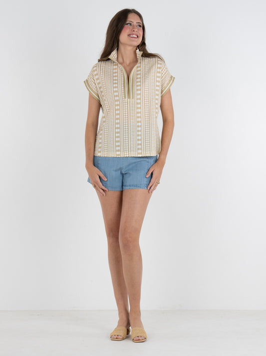 Riviera Top - Piazza Stripe