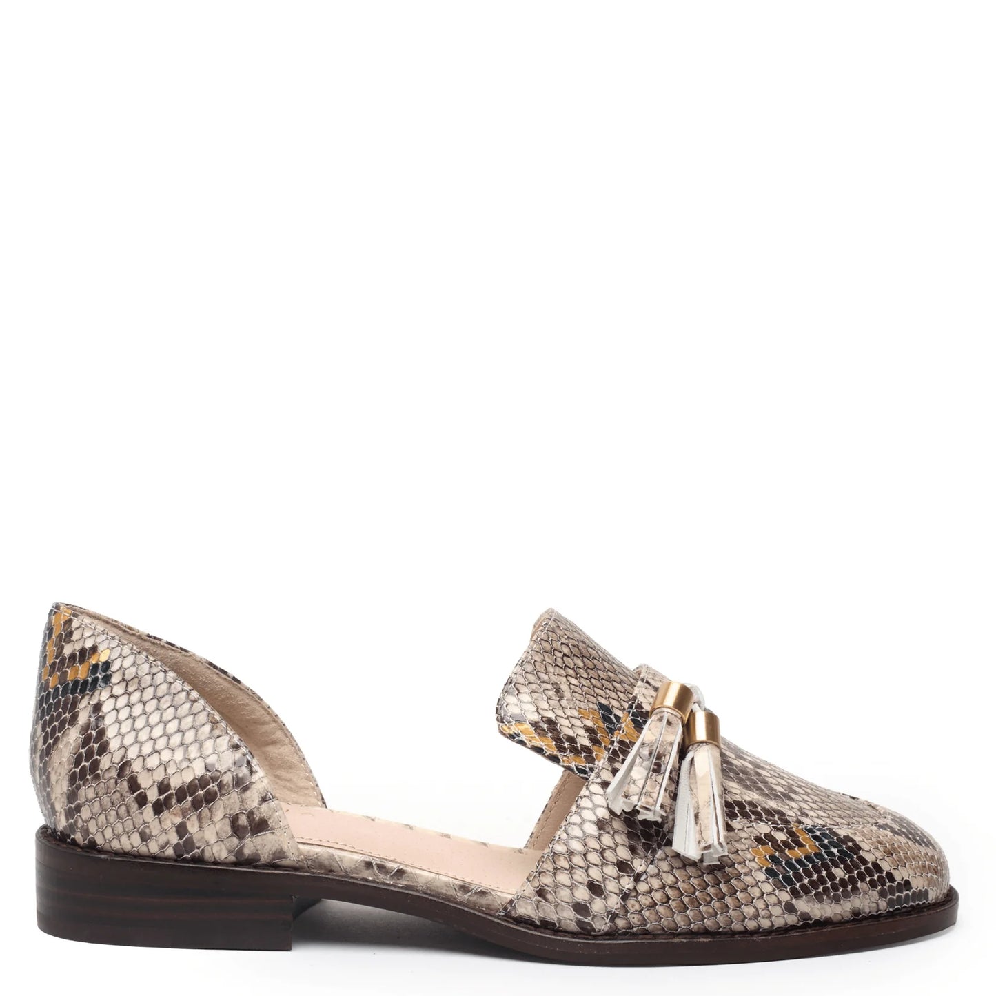 Linear Flat Shoe - Snake
