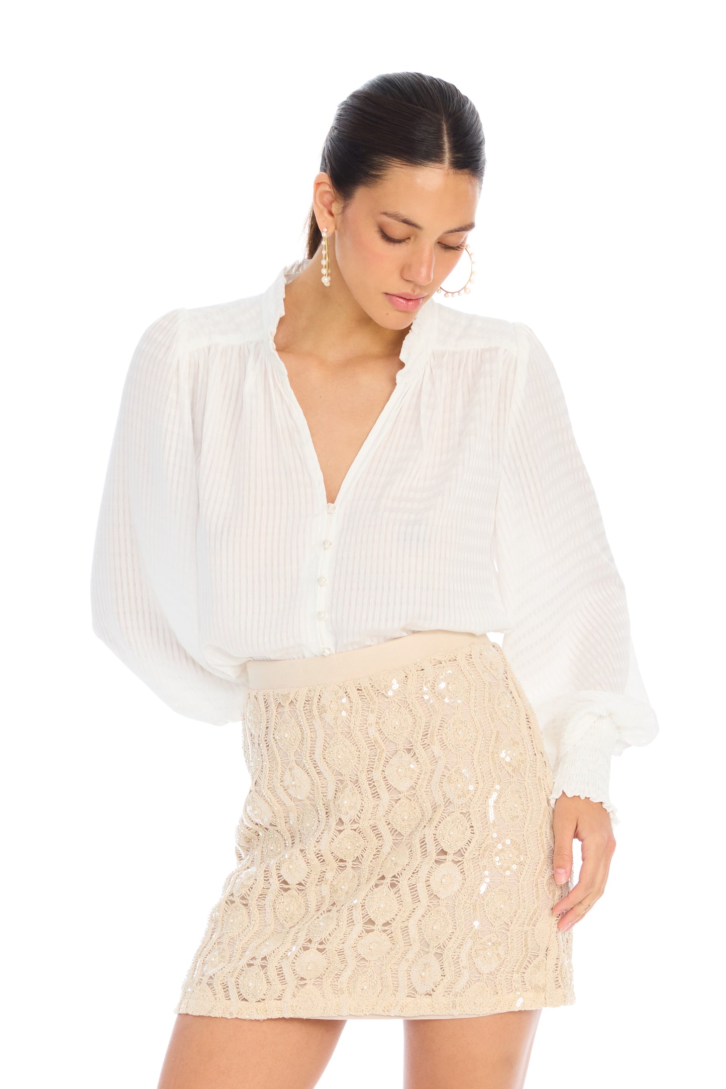 BEADED DAWN MINI SKIRT