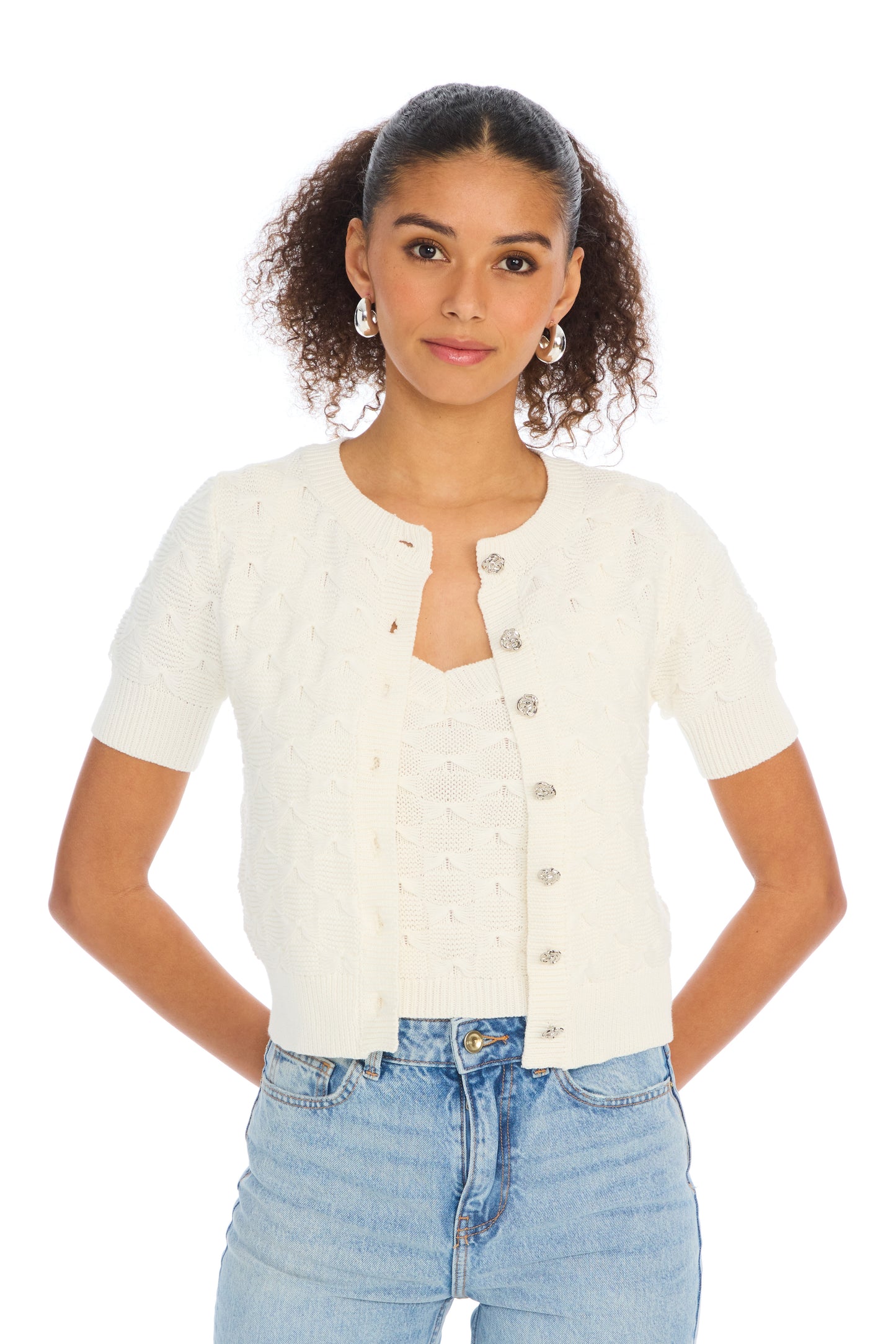 Sweetheart Tank Top - White