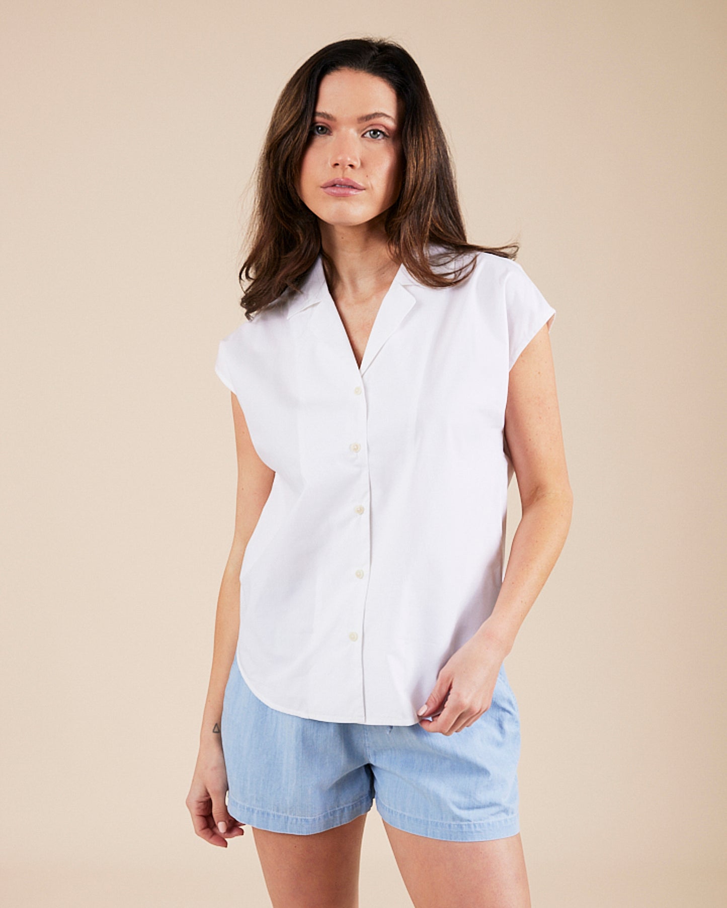 Le Marais Hampton Top - White