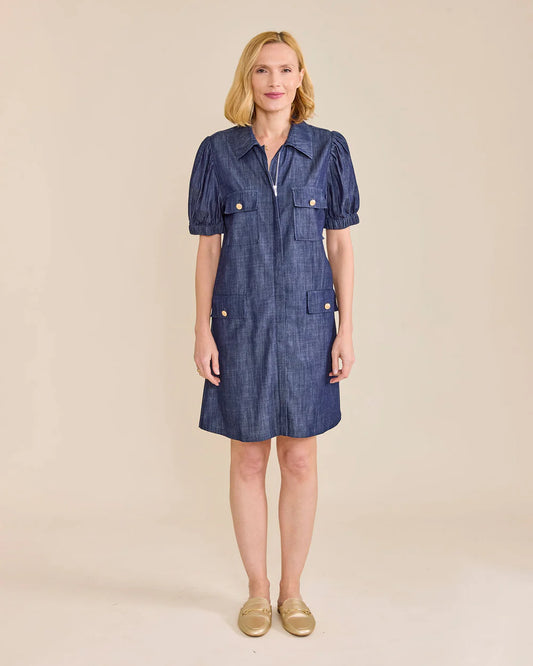 Celine Dress - Denim