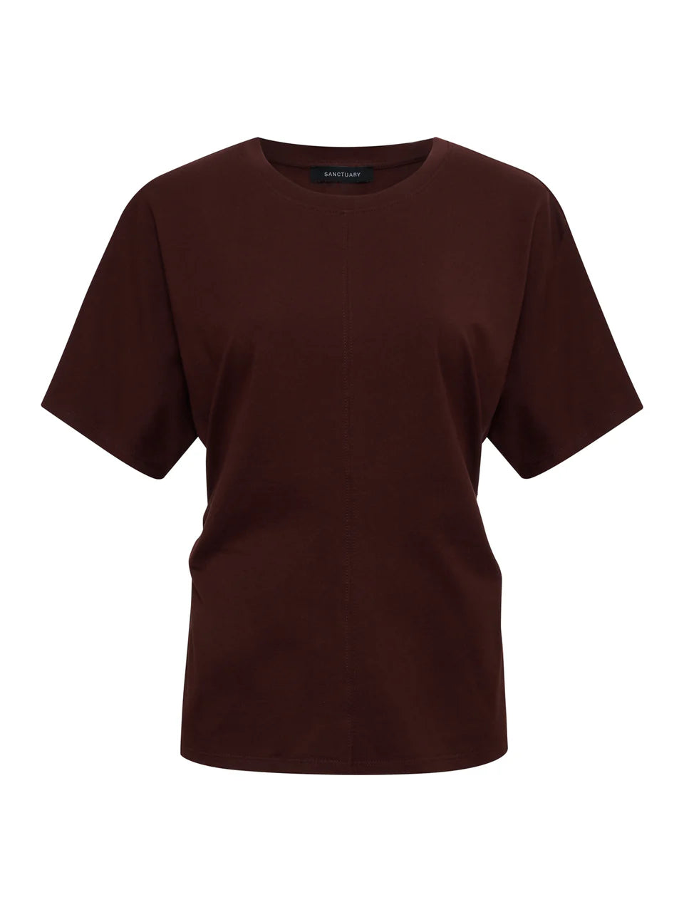 Shirred Waist Dolman Tee - Chicory