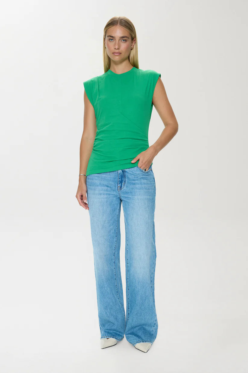 Nya Draped Tee Shirt - Mantis