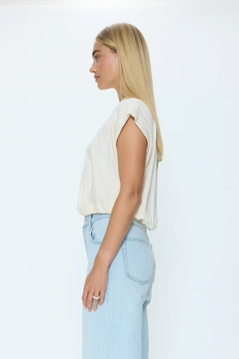 Millie Bubble Tee Shirt - Le Blanc