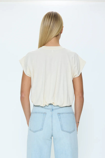 Millie Bubble Tee Shirt - Le Blanc